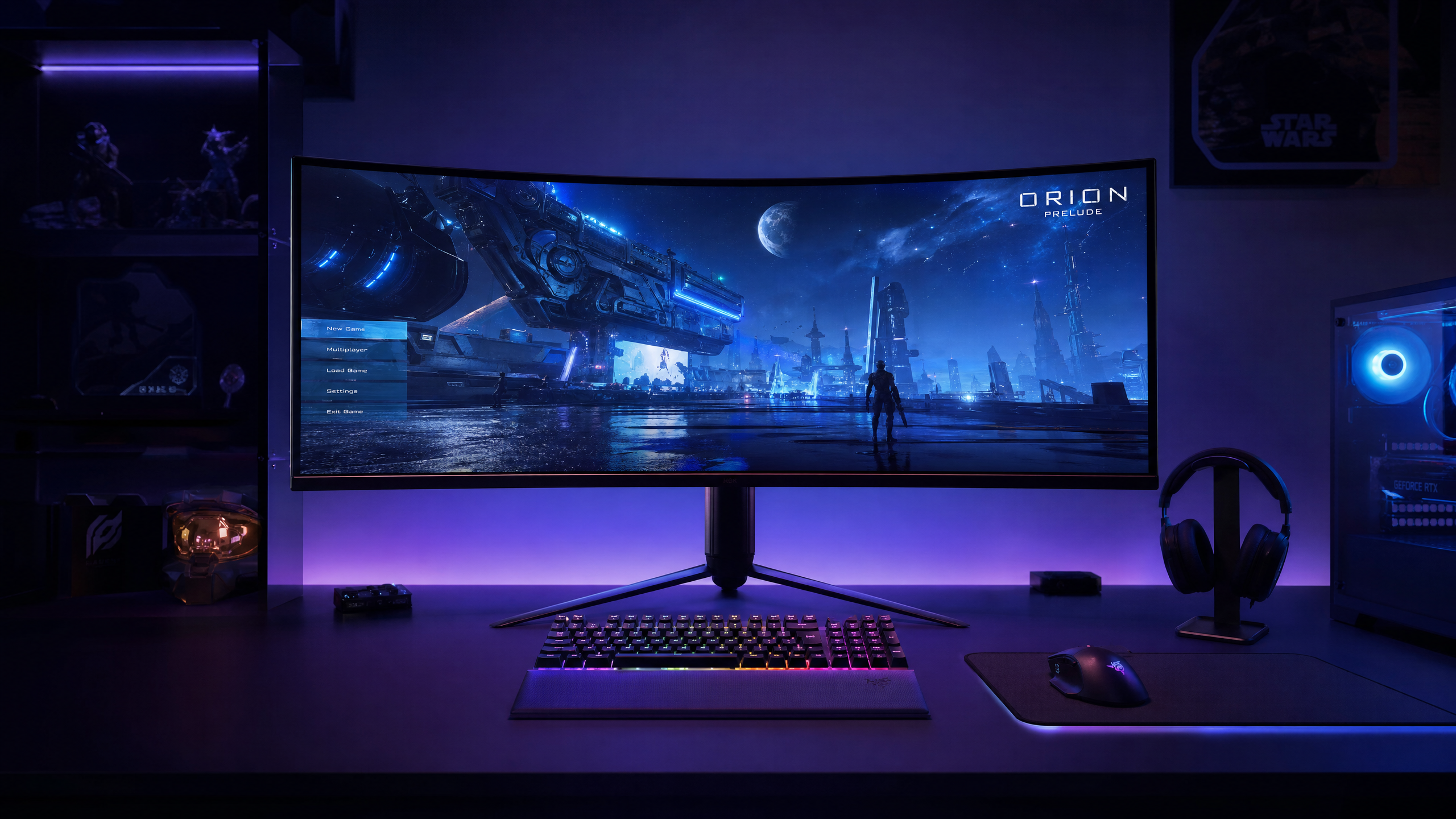 Gaming setup representing the RapidCheckpoint team environment