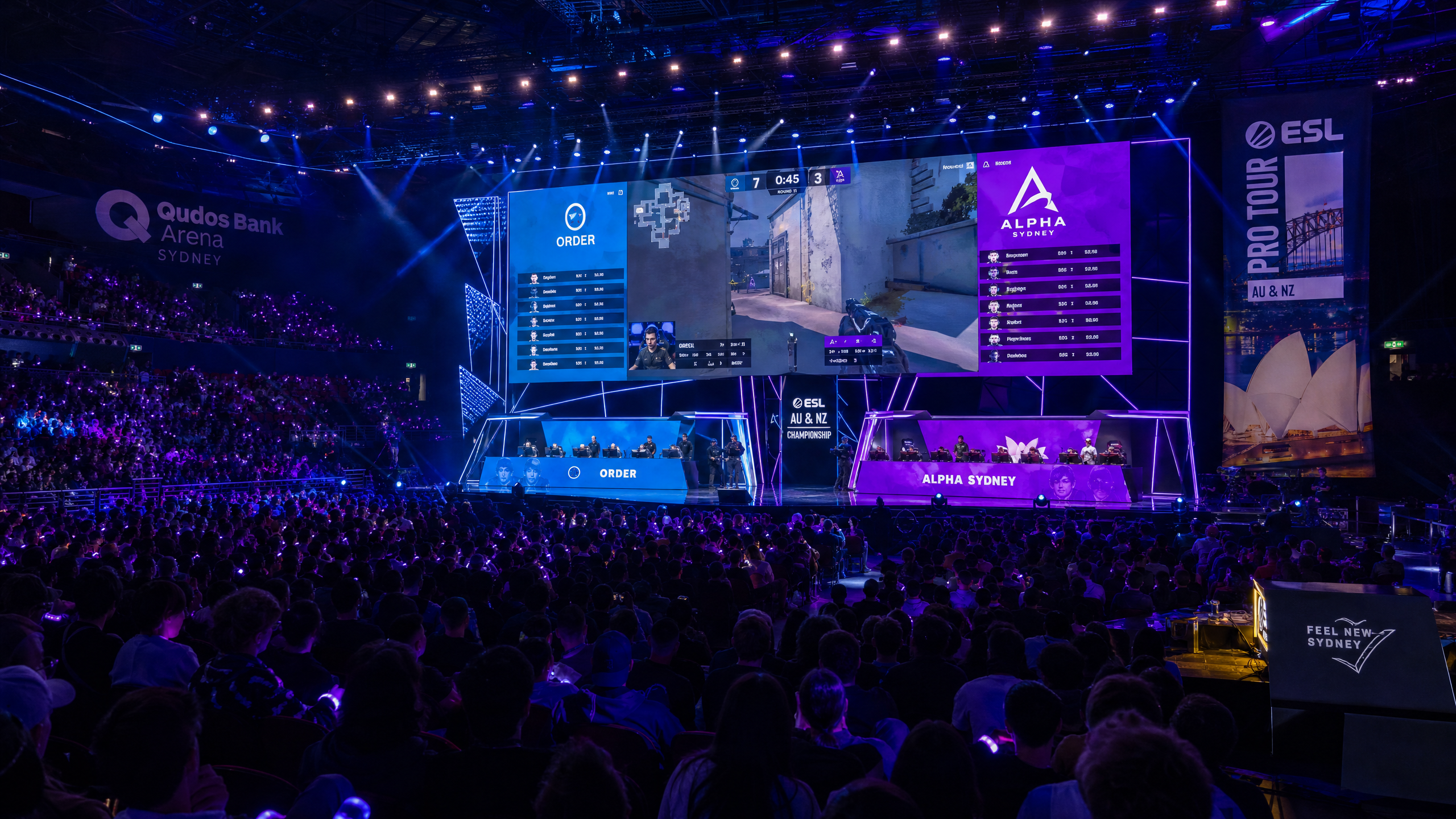 Esports tournament arena in Sydney